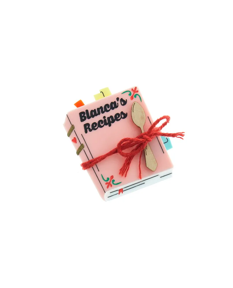 My Very Special Cookbook Brooch -custom-