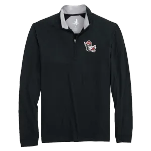 NC State Wolfpack johnnie-O Black Freeborne Slobbering Wolf 1/4 Zip Pullover