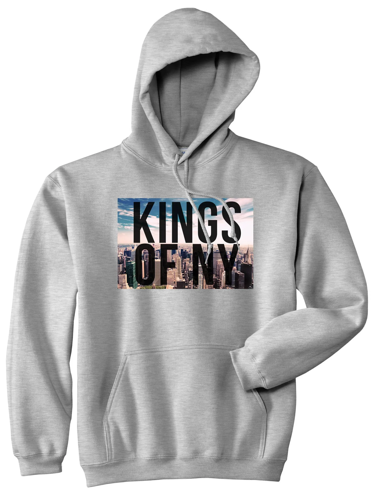 New York Skyline Pullover Hoodie Hoody