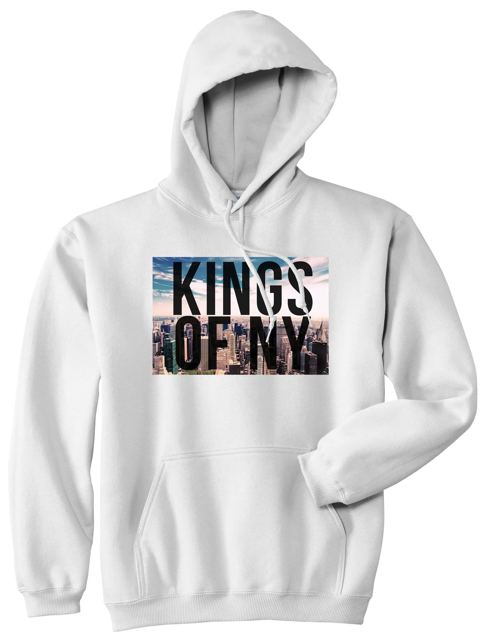 New York Skyline Pullover Hoodie Hoody