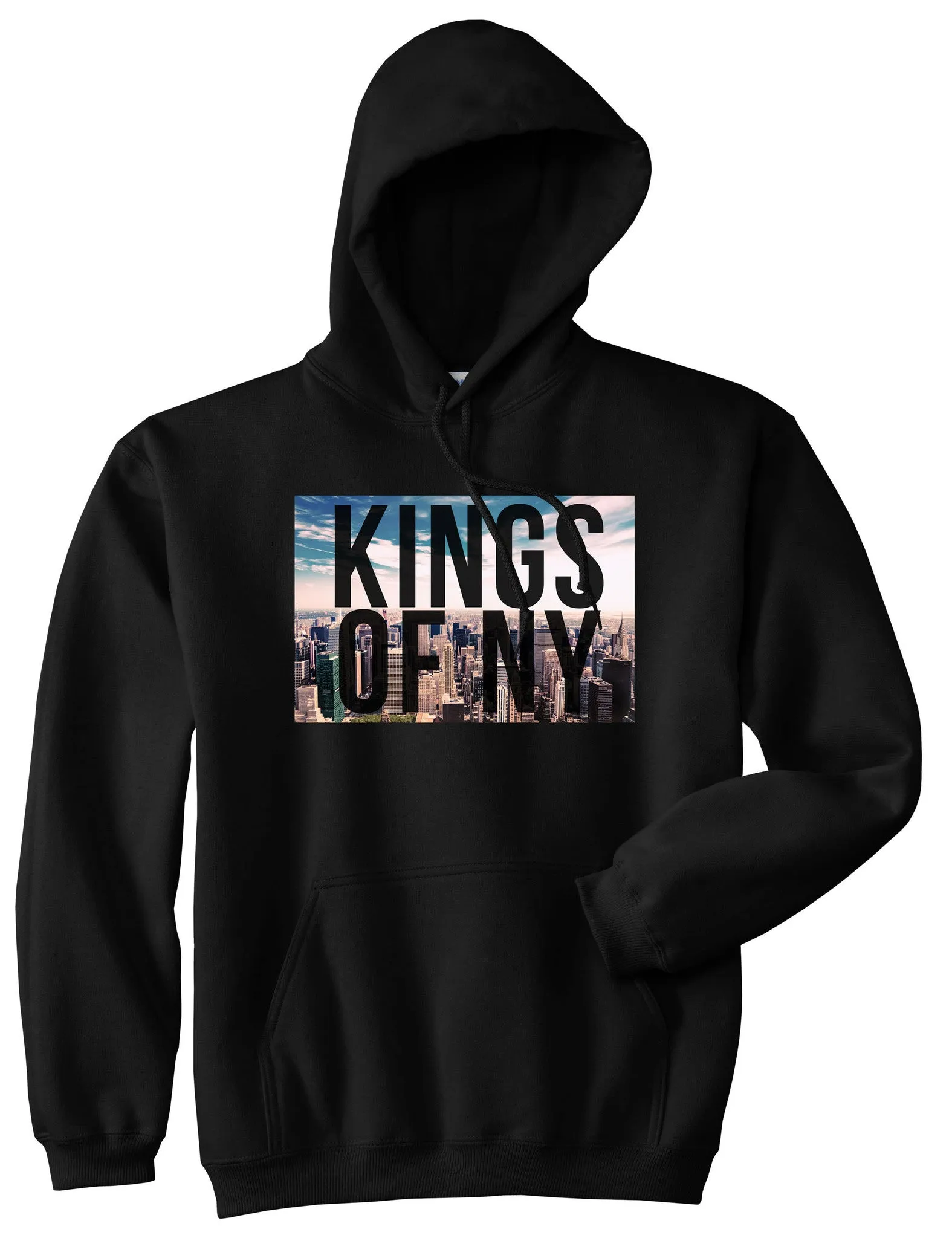 New York Skyline Pullover Hoodie Hoody