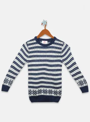 Oswal Blue Boys Pullover