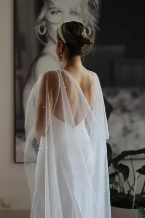 Pearl Wedding Cape
