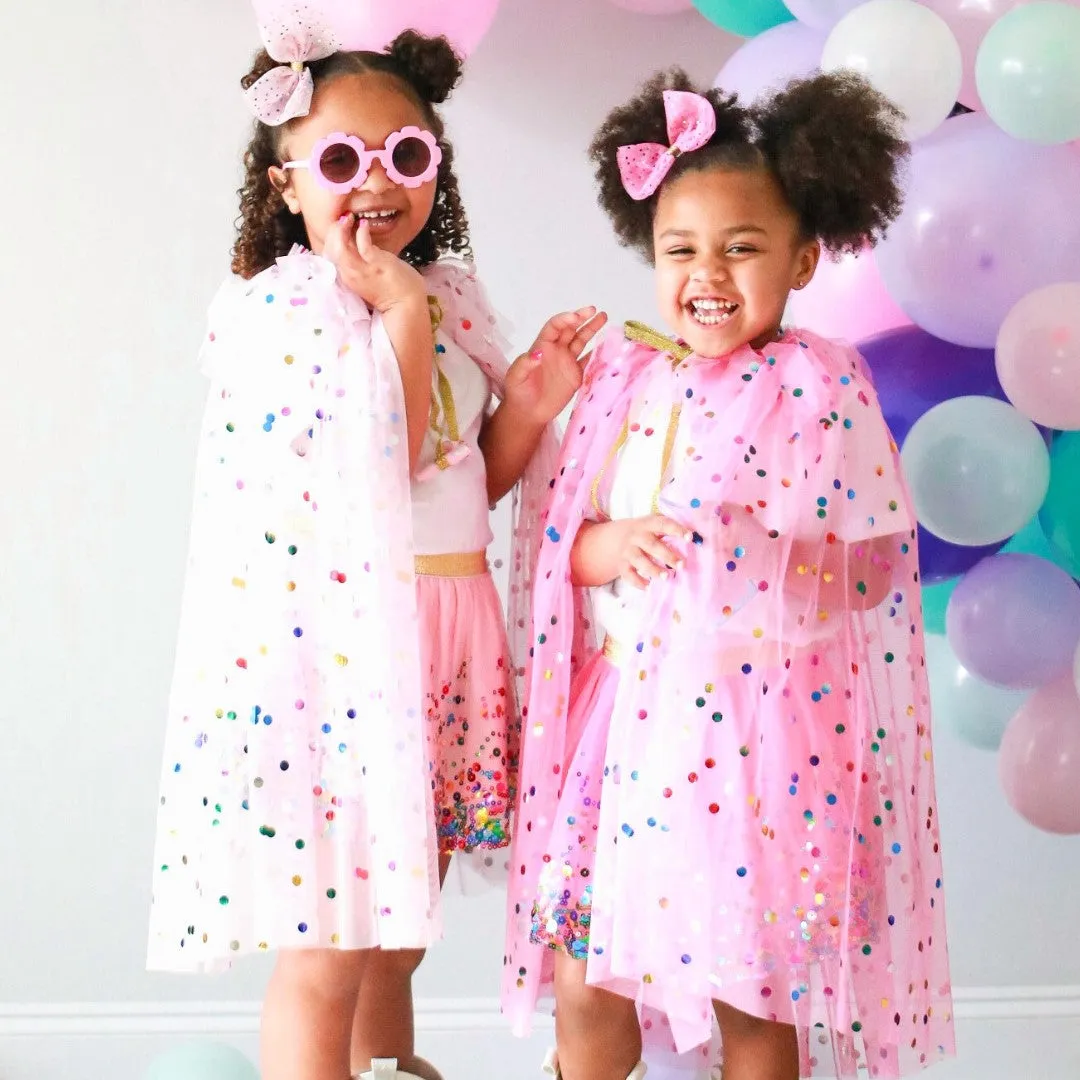 Pink Confetti Cape
