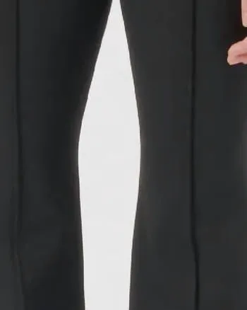 Ponte Flare Pant In Black | Black