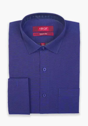 Purple Printed Dress Shirt