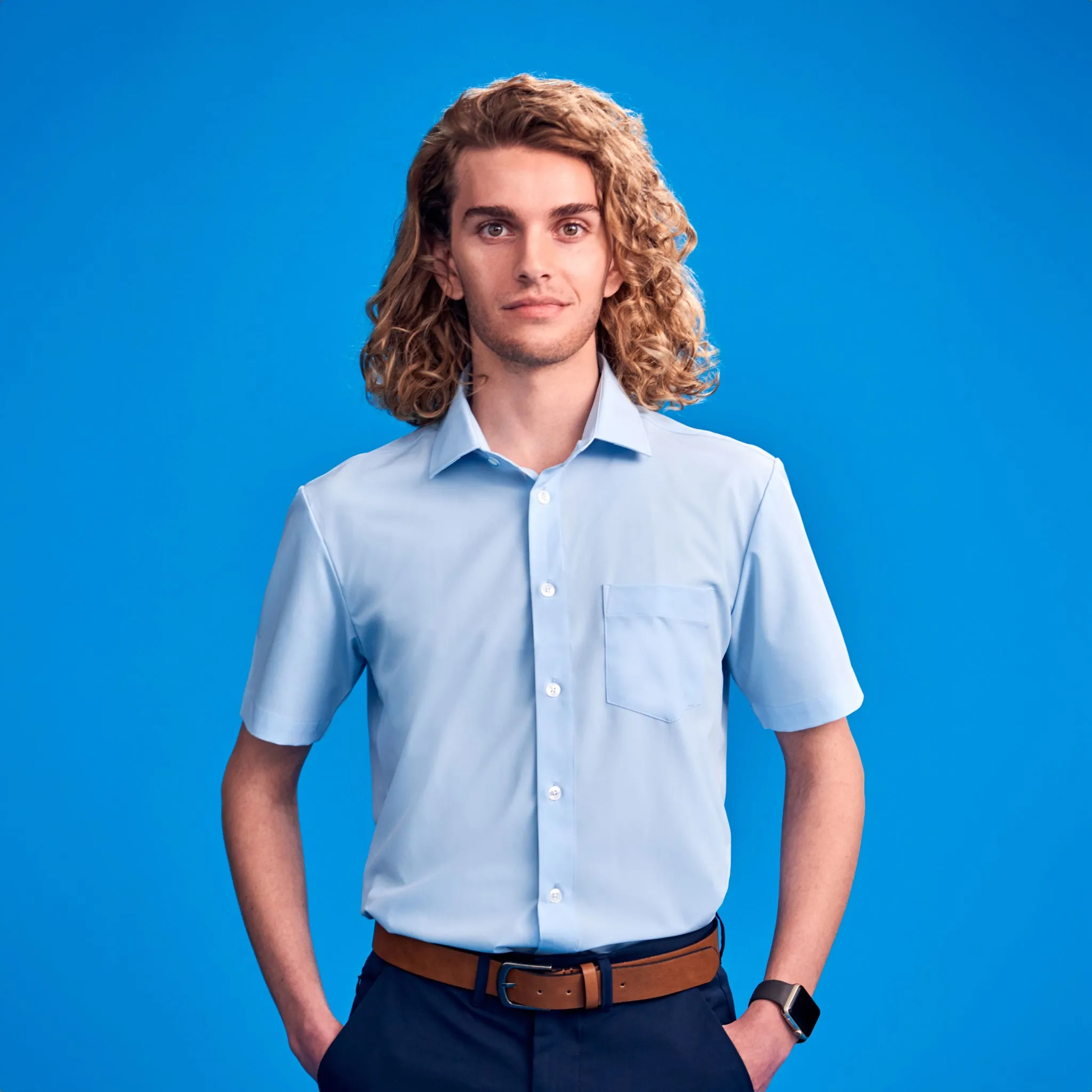 Range Shirt - Pale Blue