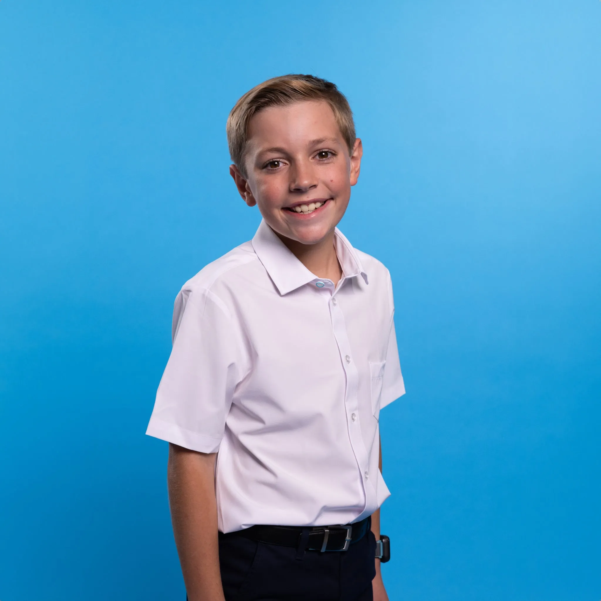 Range Shirt - White Short Sleeve - Kids