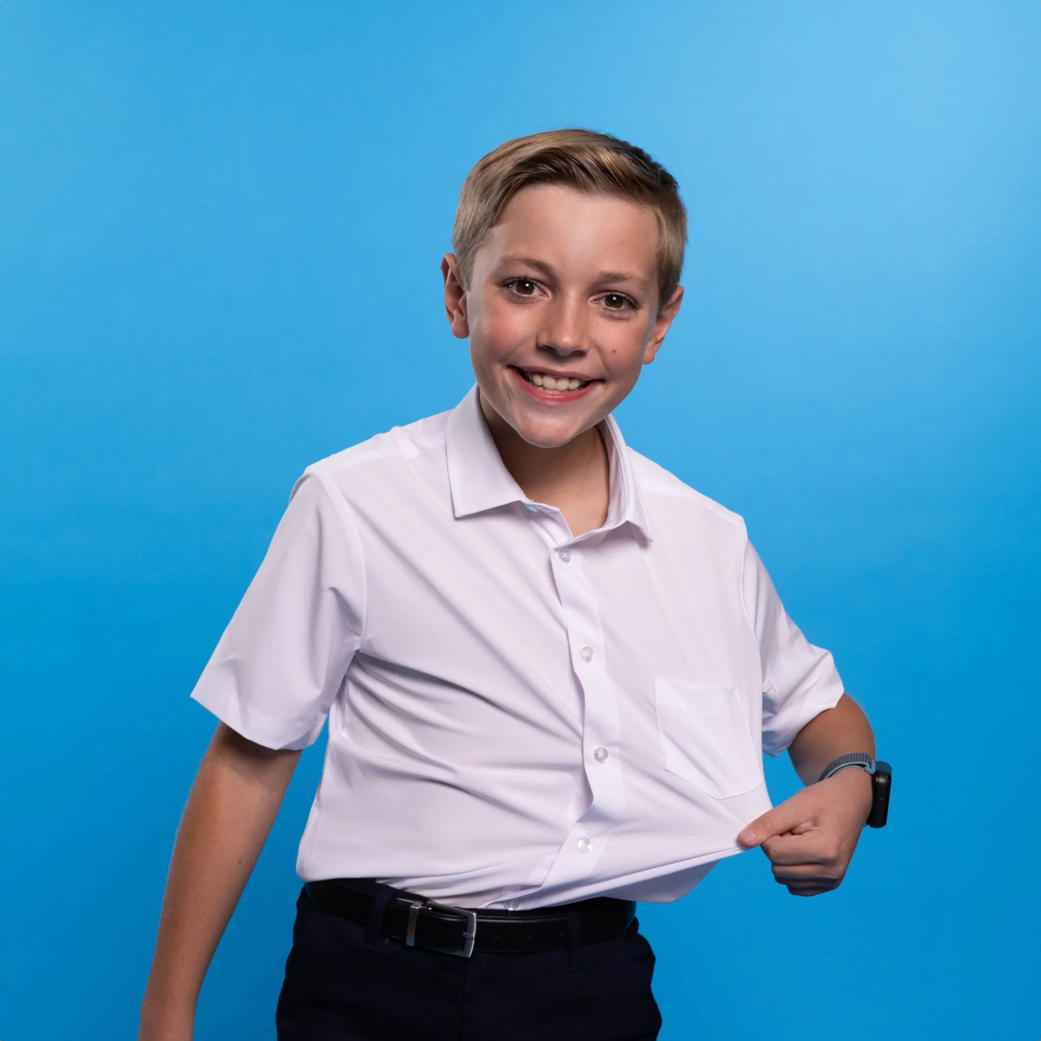 Range Shirt - White Short Sleeve - Kids