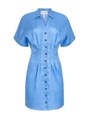 Riya Dress in Riviera