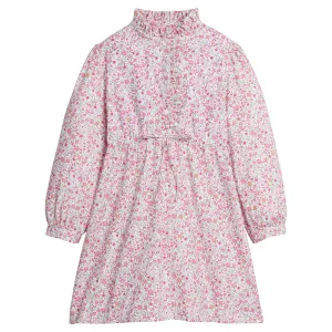 Ruffled Shirt Dress- Pemberley Floral