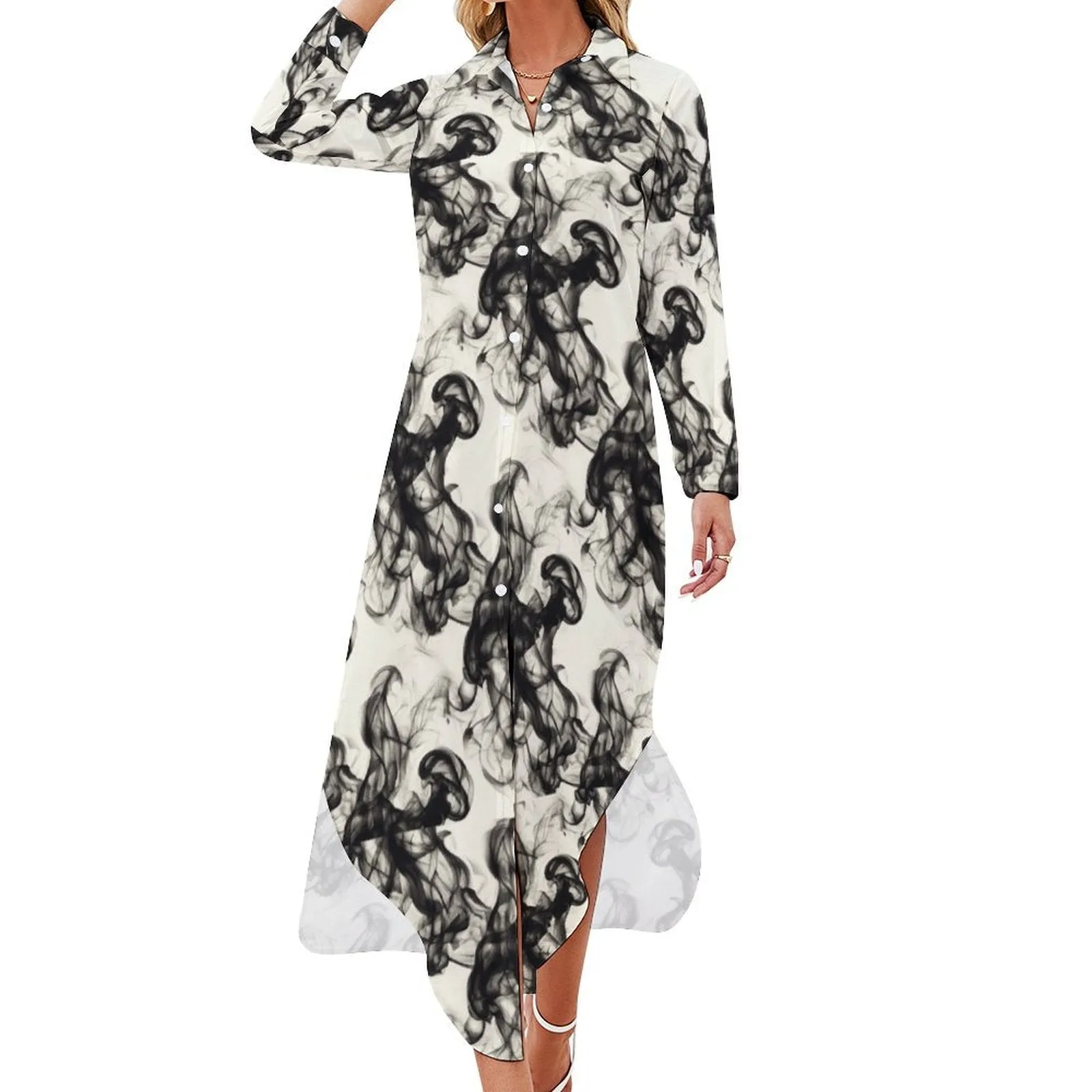 Smokey Shirt Dress