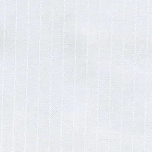Solid White Tone on Tone Satin Stripe Classic Custom Shirt 100c 80/2*80/2 Sap047a