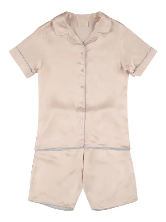 Story Loris   Viscose blend short-sleeved pajama set 