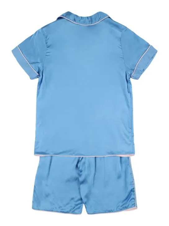 Story Loris   Viscose blend short-sleeved pajama set 