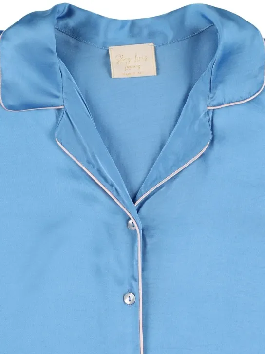 Story Loris   Viscose blend short-sleeved pajama set 