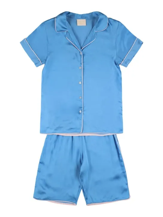 Story Loris   Viscose blend short-sleeved pajama set 