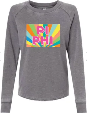 Sunray Lazy Day Pullover - Pi Beta Phi