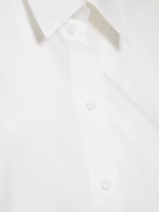 Valentino   Cotton poplin mini shirt dress 