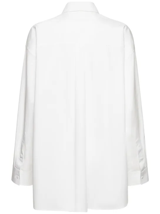 Valentino   Cotton poplin mini shirt dress 