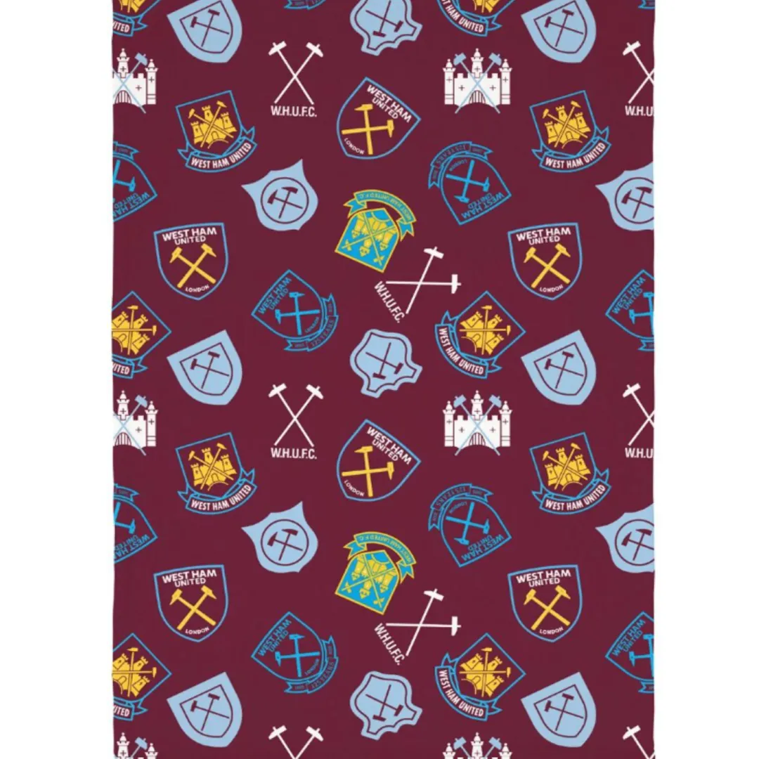 WEST HAM FC Blanket - Crest