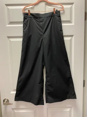Wilfred Black Cropped Wide Leg Sz 10