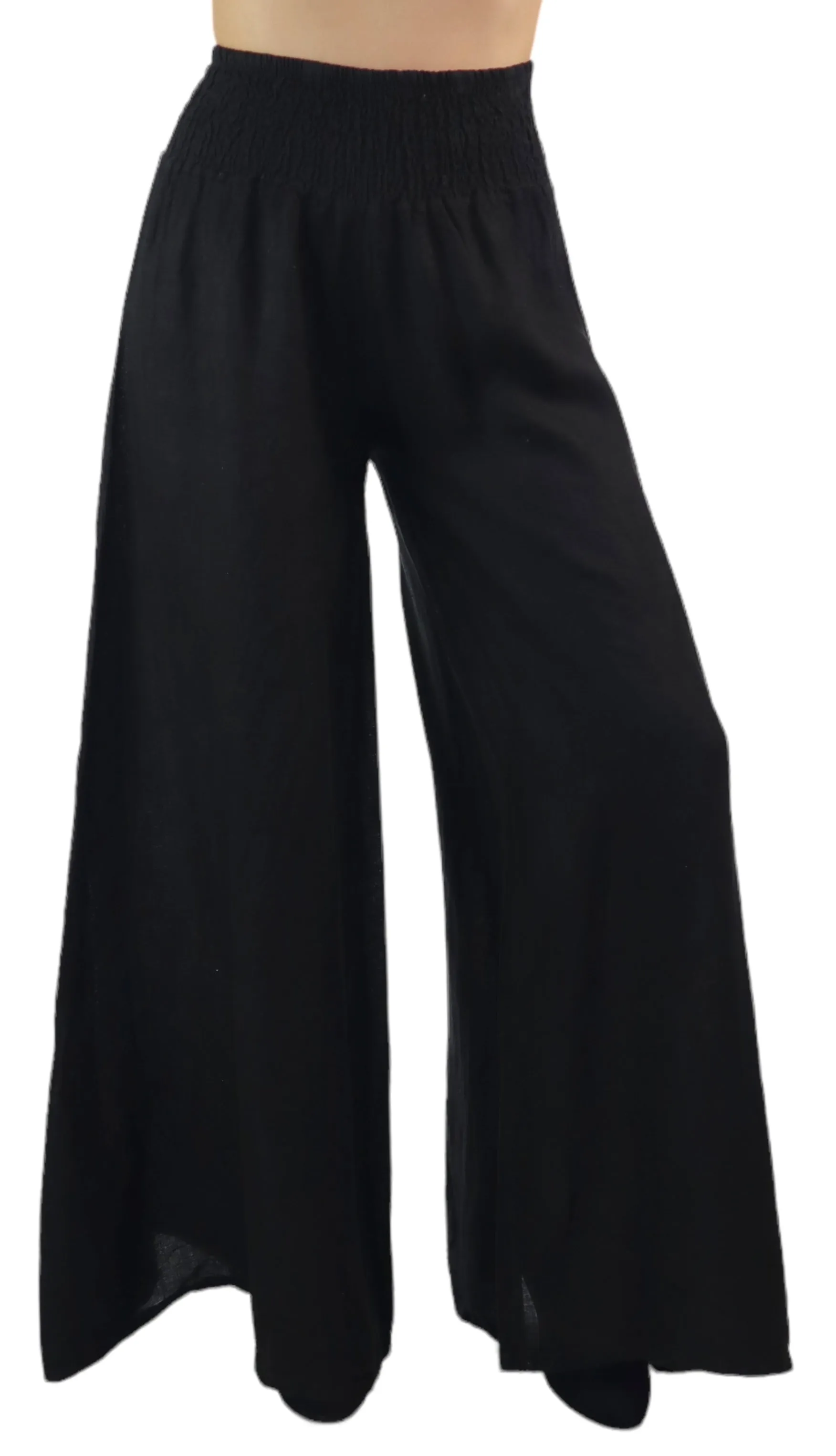 Women Cheetah Linen Wide legged Palazzo Pants, Designer Comfy and Breathable Flounce Pants | One Size Fits All