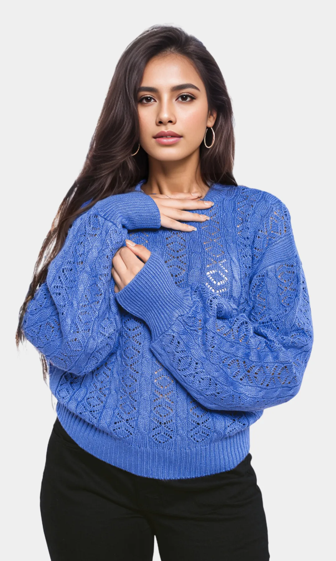 Women - Pullover "knitwear" - Purple