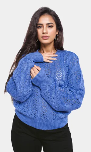Women - Pullover "knitwear" - Purple