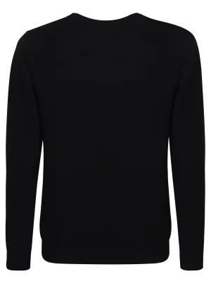 Wool blend black pullover